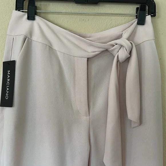 NWT Marciano Pale Pink Blazer and Cropped Pant Set Large 8 - Picture 4 of 14